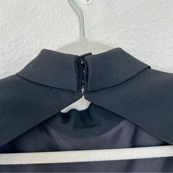 NWT YSL Saint Laurent Open Back Long Sleeve Mini Dress